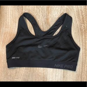 Nike Pro Black Sports Bra XS